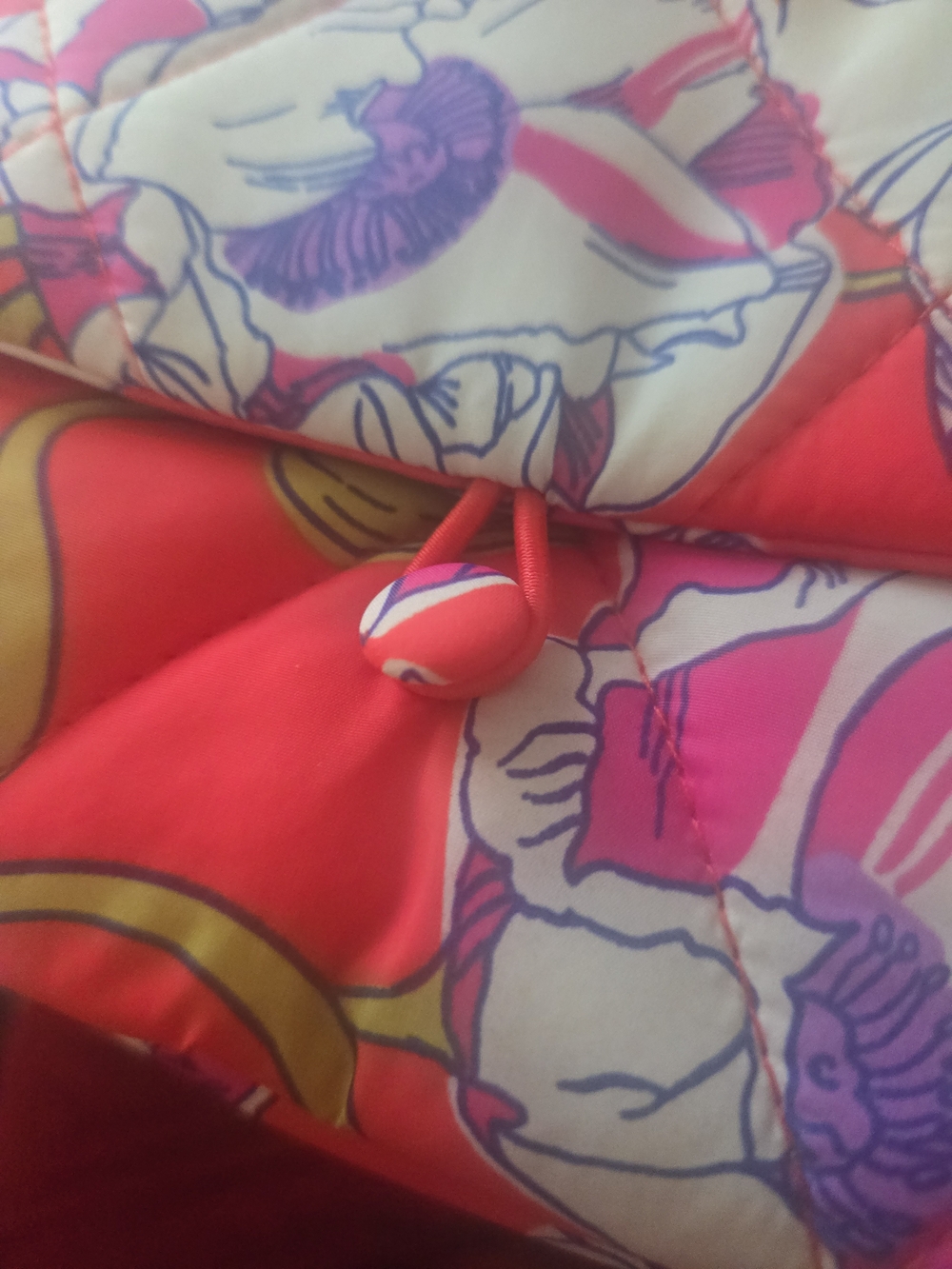 Vera Bradley Baird Hipster Shoulder Bag Swirling Poppies - Picture 3 of 7